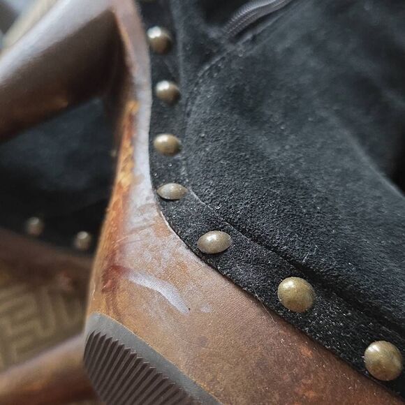 Bakers Women's Size 6.5 Suede Knee High Studded High Heel Boots - Picture 7 of 7